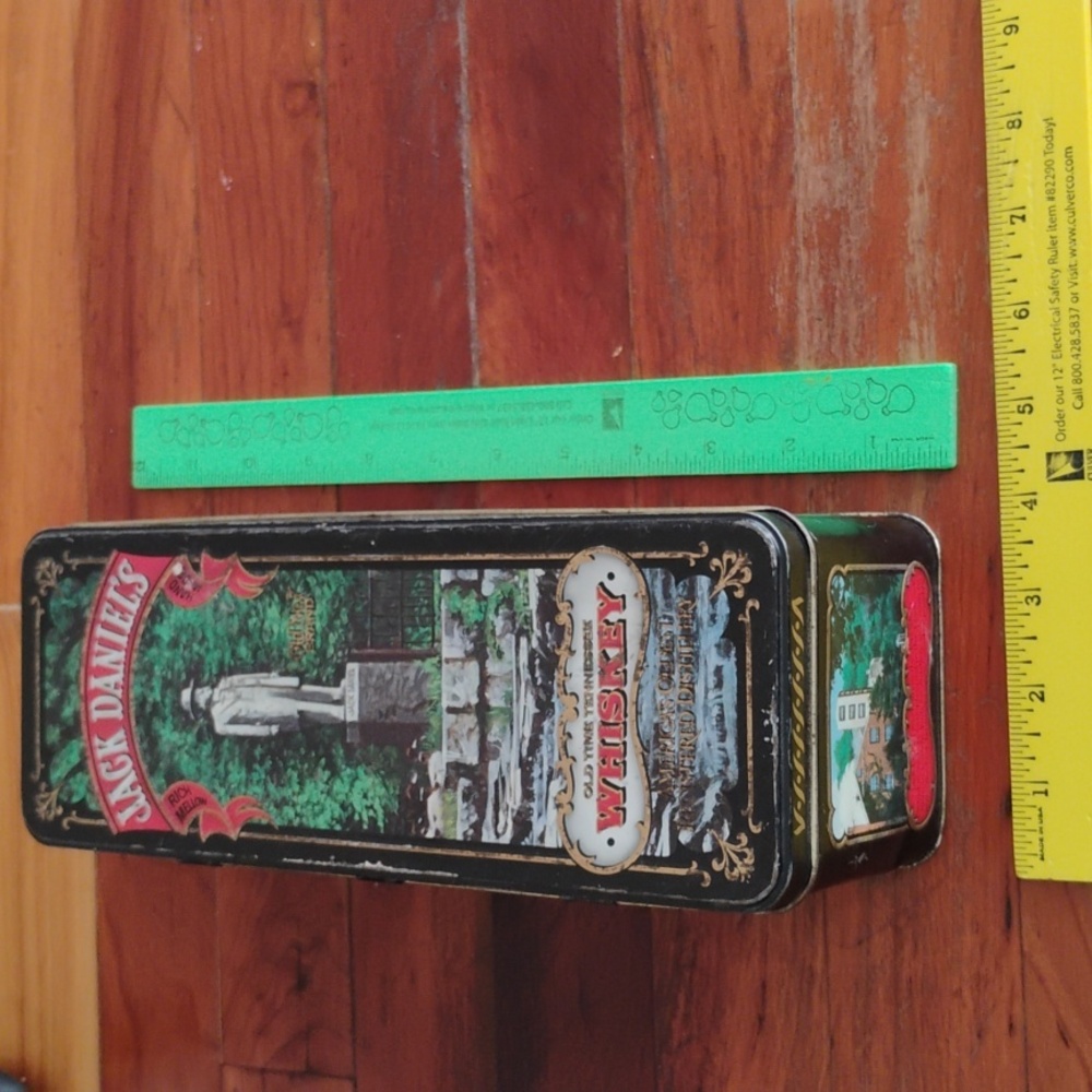 Vintage JACK DANIEL'S WHISKEY TIN GIFT BOX Rectangular VNPLVC